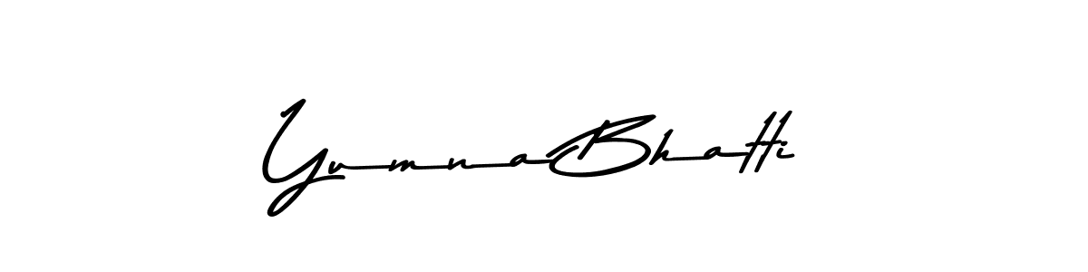 It looks lik you need a new signature style for name Yumna Bhatti. Design unique handwritten (Asem Kandis PERSONAL USE) signature with our free signature maker in just a few clicks. Yumna Bhatti signature style 9 images and pictures png