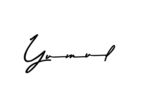 Design your own signature with our free online signature maker. With this signature software, you can create a handwritten (Asem Kandis PERSONAL USE) signature for name Yumul. Yumul signature style 9 images and pictures png