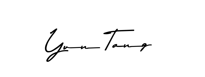 Design your own signature with our free online signature maker. With this signature software, you can create a handwritten (Asem Kandis PERSONAL USE) signature for name Yun Tang. Yun Tang signature style 9 images and pictures png