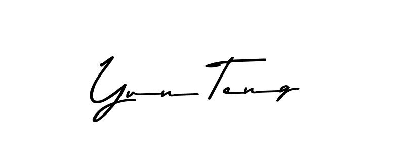 Make a beautiful signature design for name Yun Teng. Use this online signature maker to create a handwritten signature for free. Yun Teng signature style 9 images and pictures png