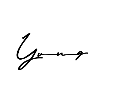 Create a beautiful signature design for name Yung. With this signature (Asem Kandis PERSONAL USE) fonts, you can make a handwritten signature for free. Yung signature style 9 images and pictures png