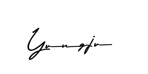 How to Draw Yungju signature style? Asem Kandis PERSONAL USE is a latest design signature styles for name Yungju. Yungju signature style 9 images and pictures png