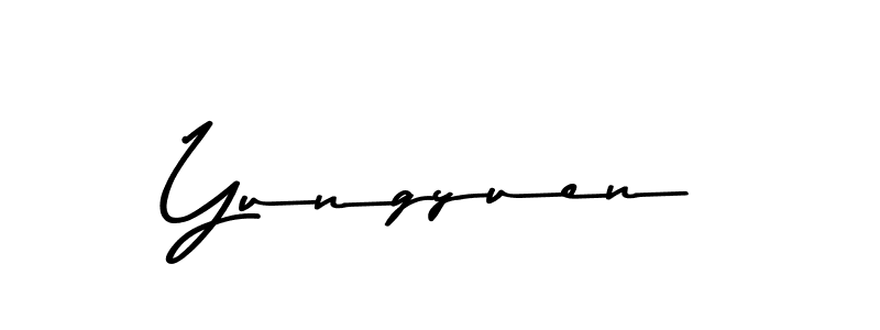 How to make Yungyuen signature? Asem Kandis PERSONAL USE is a professional autograph style. Create handwritten signature for Yungyuen name. Yungyuen signature style 9 images and pictures png