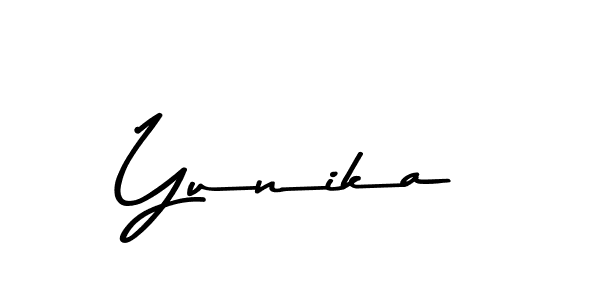 Make a beautiful signature design for name Yunika. Use this online signature maker to create a handwritten signature for free. Yunika signature style 9 images and pictures png