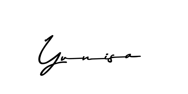 How to make Yunisa signature? Asem Kandis PERSONAL USE is a professional autograph style. Create handwritten signature for Yunisa name. Yunisa signature style 9 images and pictures png