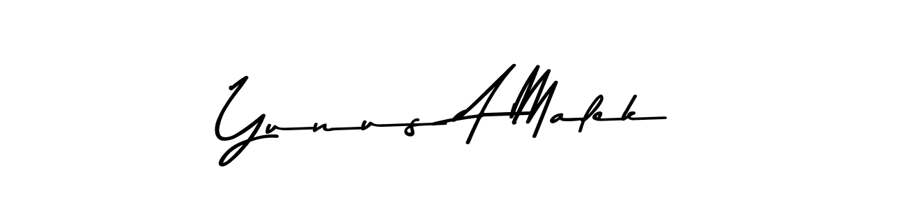 Similarly Asem Kandis PERSONAL USE is the best handwritten signature design. Signature creator online .You can use it as an online autograph creator for name Yunus A Malek. Yunus A Malek signature style 9 images and pictures png