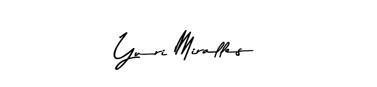 Use a signature maker to create a handwritten signature online. With this signature software, you can design (Asem Kandis PERSONAL USE) your own signature for name Yuri Miralles. Yuri Miralles signature style 9 images and pictures png