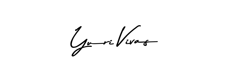 Design your own signature with our free online signature maker. With this signature software, you can create a handwritten (Asem Kandis PERSONAL USE) signature for name Yuri Vivas. Yuri Vivas signature style 9 images and pictures png