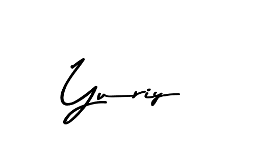 Use a signature maker to create a handwritten signature online. With this signature software, you can design (Asem Kandis PERSONAL USE) your own signature for name Yuriy. Yuriy signature style 9 images and pictures png