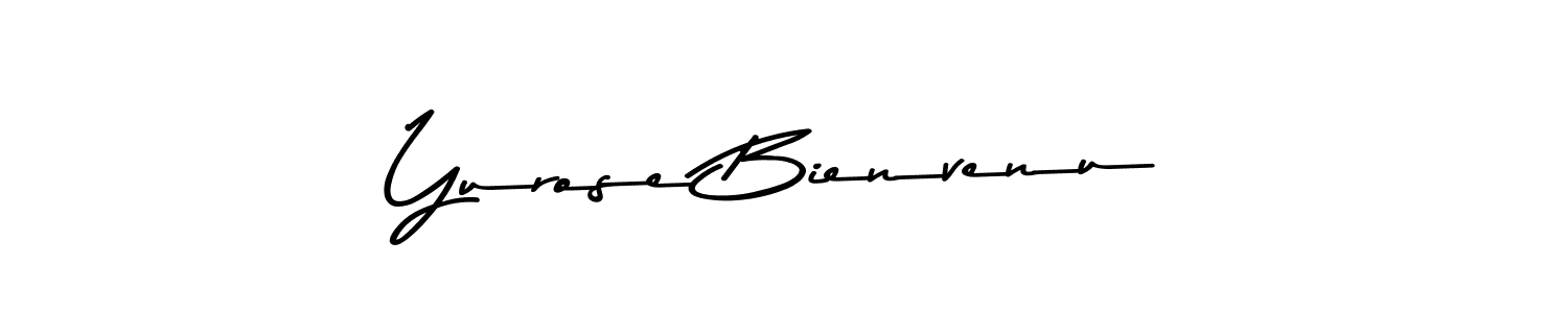 See photos of Yurose Bienvenu official signature by Spectra . Check more albums & portfolios. Read reviews & check more about Asem Kandis PERSONAL USE font. Yurose Bienvenu signature style 9 images and pictures png