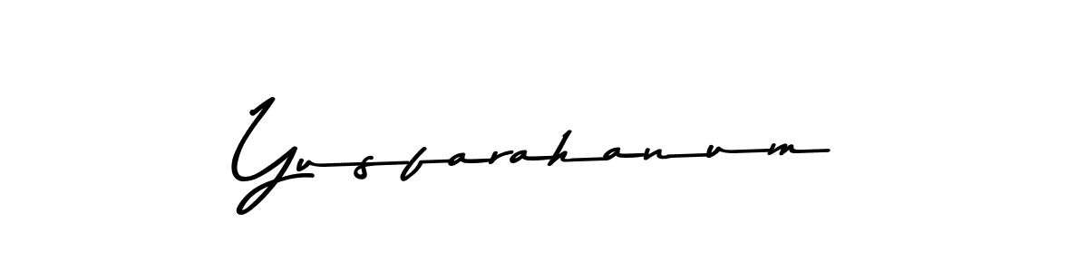 Create a beautiful signature design for name Yusfarahanum. With this signature (Asem Kandis PERSONAL USE) fonts, you can make a handwritten signature for free. Yusfarahanum signature style 9 images and pictures png