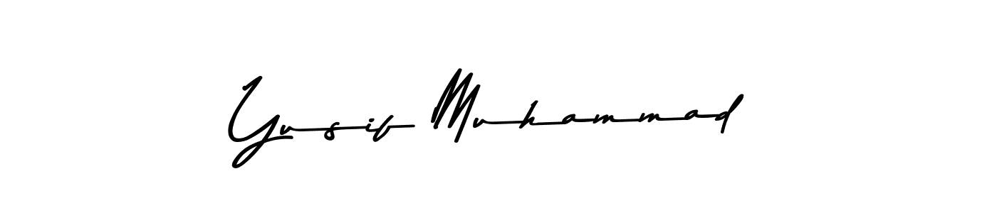 Yusif Muhammad stylish signature style. Best Handwritten Sign (Asem Kandis PERSONAL USE) for my name. Handwritten Signature Collection Ideas for my name Yusif Muhammad. Yusif Muhammad signature style 9 images and pictures png