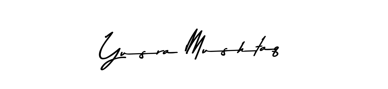 if you are searching for the best signature style for your name Yusra Mushtaq. so please give up your signature search. here we have designed multiple signature styles  using Asem Kandis PERSONAL USE. Yusra Mushtaq signature style 9 images and pictures png