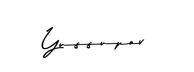 Similarly Asem Kandis PERSONAL USE is the best handwritten signature design. Signature creator online .You can use it as an online autograph creator for name Yussupov. Yussupov signature style 9 images and pictures png