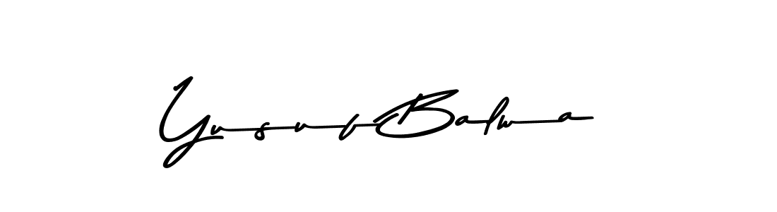 You should practise on your own different ways (Asem Kandis PERSONAL USE) to write your name (Yusuf Balwa) in signature. don't let someone else do it for you. Yusuf Balwa signature style 9 images and pictures png