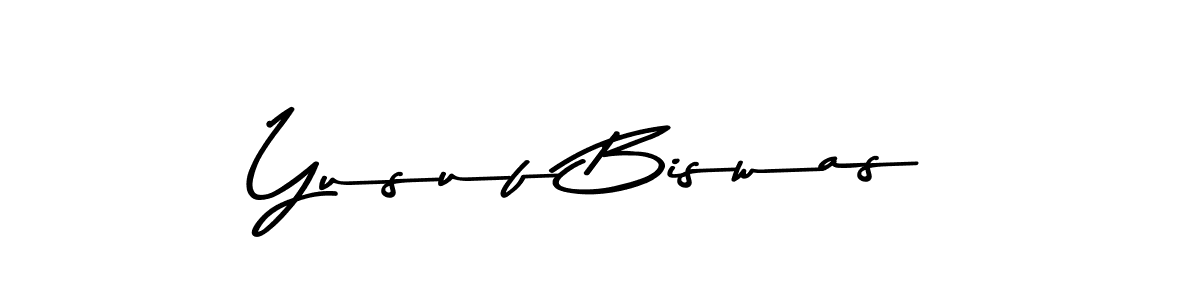You should practise on your own different ways (Asem Kandis PERSONAL USE) to write your name (Yusuf Biswas) in signature. don't let someone else do it for you. Yusuf Biswas signature style 9 images and pictures png