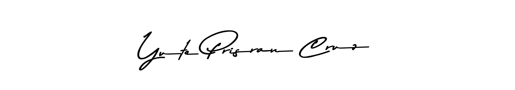 Also we have Yute Prisran Cruz name is the best signature style. Create professional handwritten signature collection using Asem Kandis PERSONAL USE autograph style. Yute Prisran Cruz signature style 9 images and pictures png