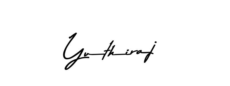 Make a beautiful signature design for name Yuthiraj. With this signature (Asem Kandis PERSONAL USE) style, you can create a handwritten signature for free. Yuthiraj signature style 9 images and pictures png
