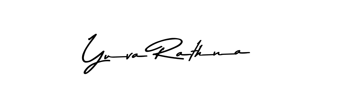 Design your own signature with our free online signature maker. With this signature software, you can create a handwritten (Asem Kandis PERSONAL USE) signature for name Yuva Rathna. Yuva Rathna signature style 9 images and pictures png