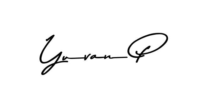 How to Draw Yuvan P signature style? Asem Kandis PERSONAL USE is a latest design signature styles for name Yuvan P. Yuvan P signature style 9 images and pictures png