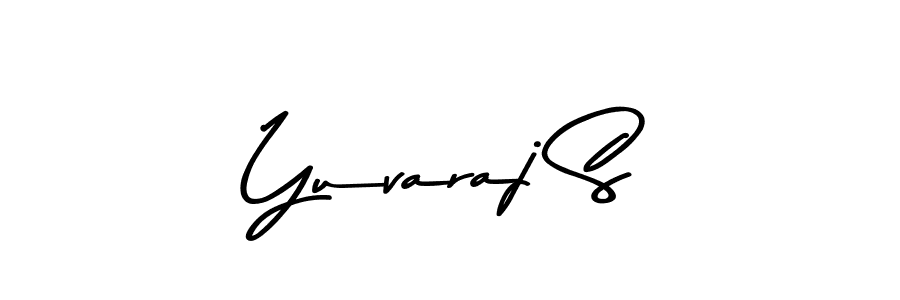 Create a beautiful signature design for name Yuvaraj S. With this signature (Asem Kandis PERSONAL USE) fonts, you can make a handwritten signature for free. Yuvaraj S signature style 9 images and pictures png