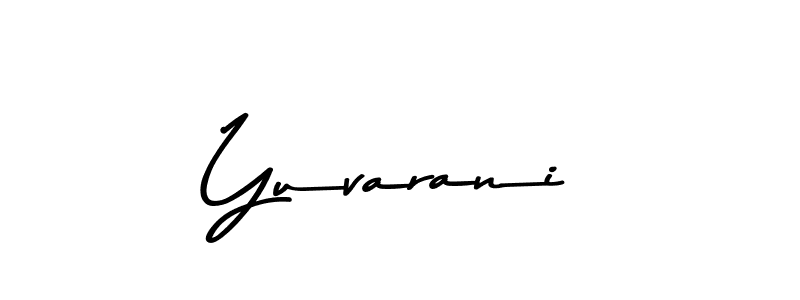 Yuvarani stylish signature style. Best Handwritten Sign (Asem Kandis PERSONAL USE) for my name. Handwritten Signature Collection Ideas for my name Yuvarani. Yuvarani signature style 9 images and pictures png