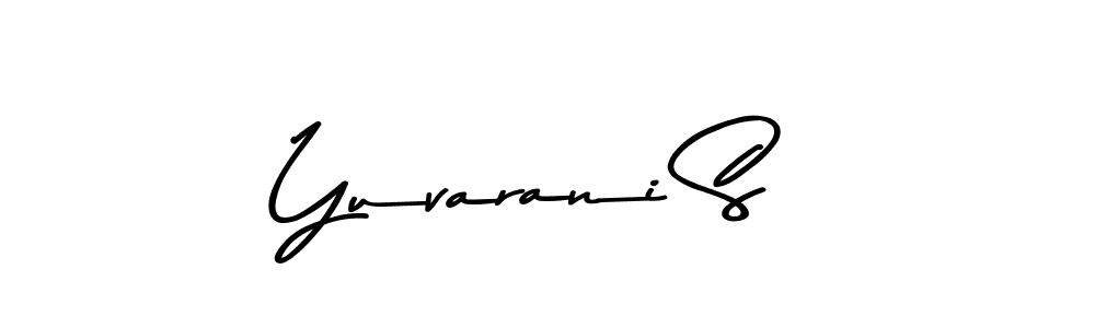 Use a signature maker to create a handwritten signature online. With this signature software, you can design (Asem Kandis PERSONAL USE) your own signature for name Yuvarani S. Yuvarani S signature style 9 images and pictures png