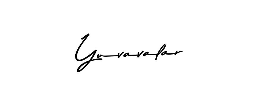 Use a signature maker to create a handwritten signature online. With this signature software, you can design (Asem Kandis PERSONAL USE) your own signature for name Yuvavalar. Yuvavalar signature style 9 images and pictures png