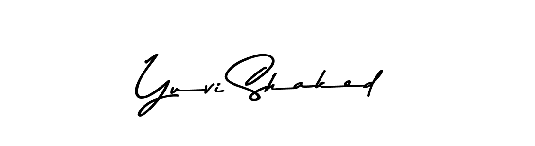 Design your own signature with our free online signature maker. With this signature software, you can create a handwritten (Asem Kandis PERSONAL USE) signature for name Yuvi Shaked. Yuvi Shaked signature style 9 images and pictures png