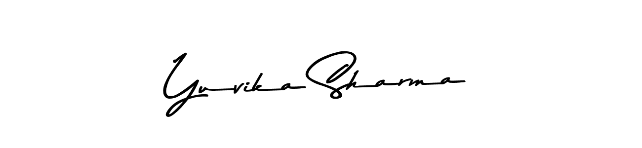 Use a signature maker to create a handwritten signature online. With this signature software, you can design (Asem Kandis PERSONAL USE) your own signature for name Yuvika Sharma. Yuvika Sharma signature style 9 images and pictures png