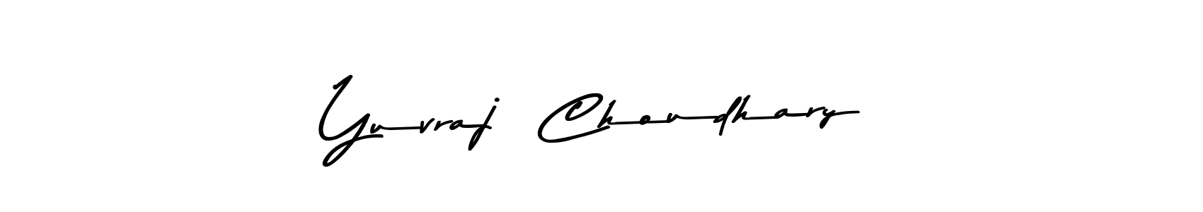 The best way (Asem Kandis PERSONAL USE) to make a short signature is to pick only two or three words in your name. The name Yuvraj  Choudhary include a total of six letters. For converting this name. Yuvraj  Choudhary signature style 9 images and pictures png