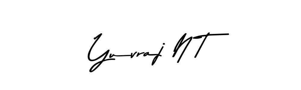 if you are searching for the best signature style for your name Yuvraj N T. so please give up your signature search. here we have designed multiple signature styles  using Asem Kandis PERSONAL USE. Yuvraj N T signature style 9 images and pictures png
