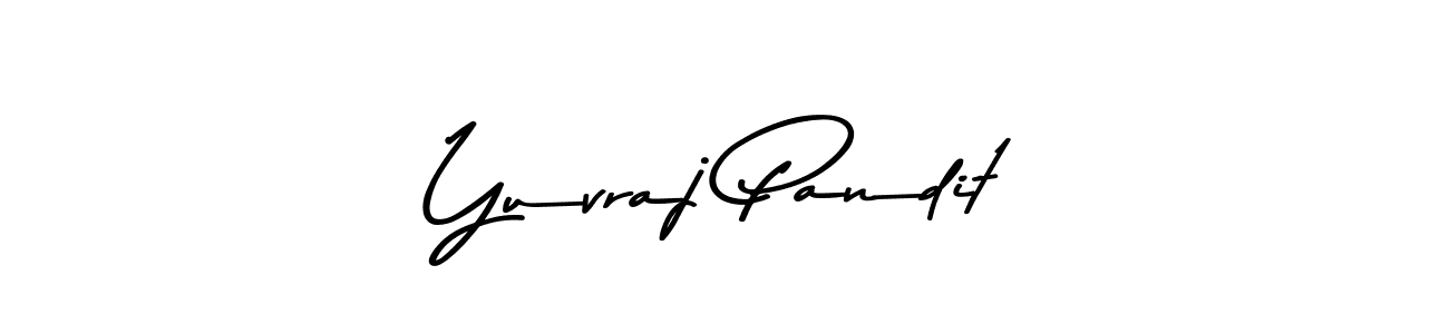 The best way (Asem Kandis PERSONAL USE) to make a short signature is to pick only two or three words in your name. The name Yuvraj Pandit include a total of six letters. For converting this name. Yuvraj Pandit signature style 9 images and pictures png