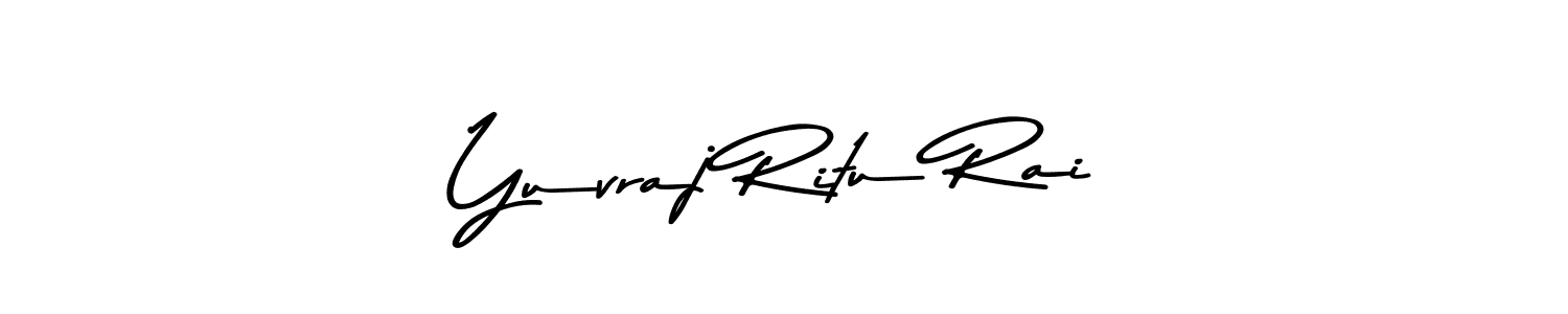Here are the top 10 professional signature styles for the name Yuvraj Ritu Rai. These are the best autograph styles you can use for your name. Yuvraj Ritu Rai signature style 9 images and pictures png