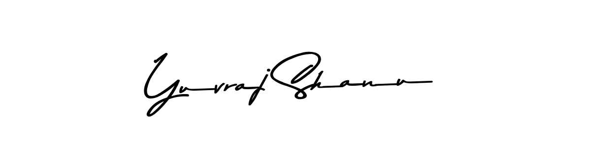 Design your own signature with our free online signature maker. With this signature software, you can create a handwritten (Asem Kandis PERSONAL USE) signature for name Yuvraj Shanu. Yuvraj Shanu signature style 9 images and pictures png