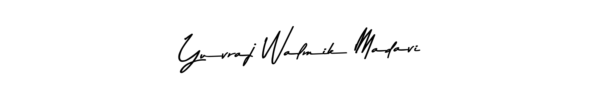 You can use this online signature creator to create a handwritten signature for the name Yuvraj Walmik Madavi. This is the best online autograph maker. Yuvraj Walmik Madavi signature style 9 images and pictures png