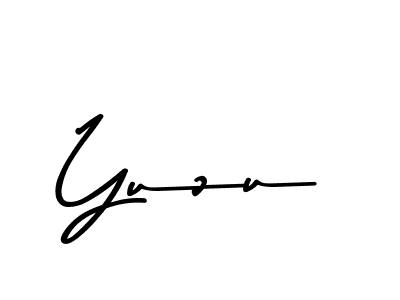 You should practise on your own different ways (Asem Kandis PERSONAL USE) to write your name (Yuzu) in signature. don't let someone else do it for you. Yuzu signature style 9 images and pictures png