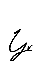 You should practise on your own different ways (Asem Kandis PERSONAL USE) to write your name (Yv) in signature. don't let someone else do it for you. Yv signature style 9 images and pictures png