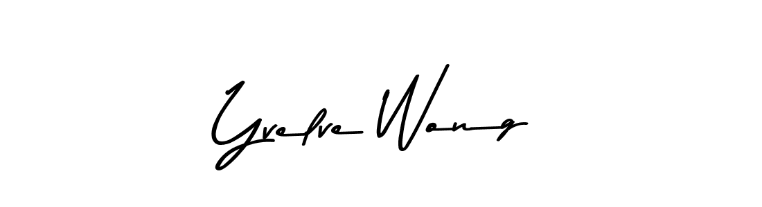 You should practise on your own different ways (Asem Kandis PERSONAL USE) to write your name (Yvelve Wong) in signature. don't let someone else do it for you. Yvelve Wong signature style 9 images and pictures png