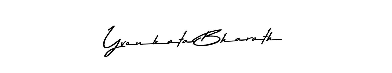 Make a beautiful signature design for name Yvenkata Bharath. Use this online signature maker to create a handwritten signature for free. Yvenkata Bharath signature style 9 images and pictures png