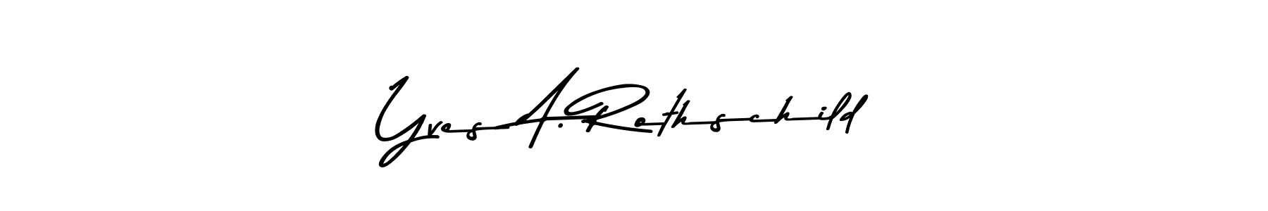 Make a beautiful signature design for name Yves A. Rothschild. Use this online signature maker to create a handwritten signature for free. Yves A. Rothschild signature style 9 images and pictures png