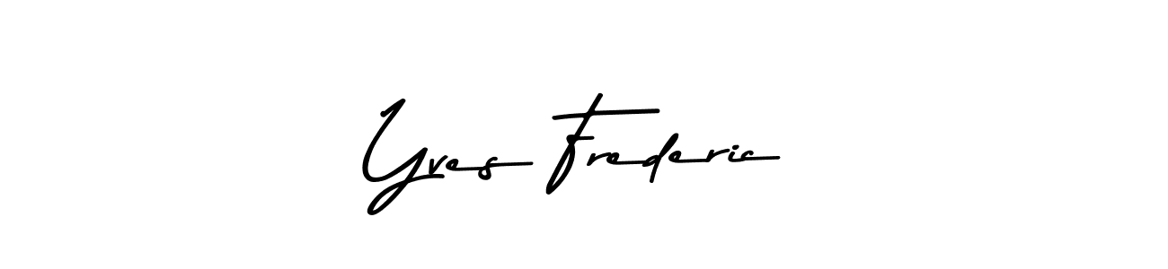 if you are searching for the best signature style for your name Yves Frederic. so please give up your signature search. here we have designed multiple signature styles  using Asem Kandis PERSONAL USE. Yves Frederic signature style 9 images and pictures png