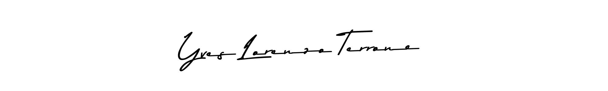 You should practise on your own different ways (Asem Kandis PERSONAL USE) to write your name (Yves Lorenzo Terrone) in signature. don't let someone else do it for you. Yves Lorenzo Terrone signature style 9 images and pictures png