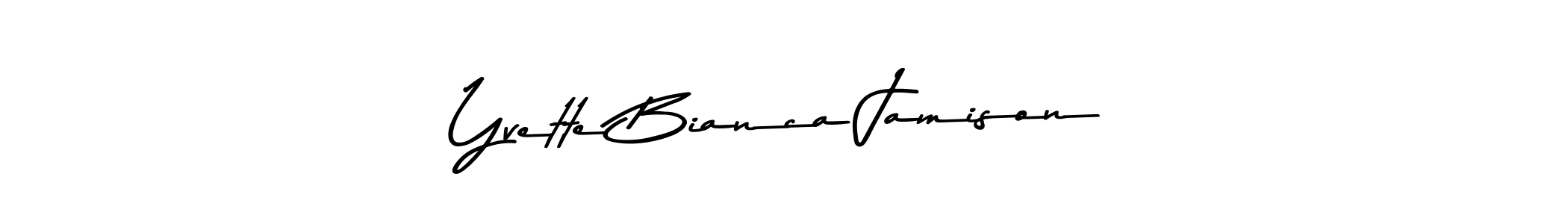 Make a beautiful signature design for name Yvette Bianca Jamison. Use this online signature maker to create a handwritten signature for free. Yvette Bianca Jamison signature style 9 images and pictures png