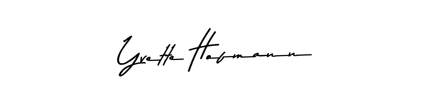 Use a signature maker to create a handwritten signature online. With this signature software, you can design (Asem Kandis PERSONAL USE) your own signature for name Yvette Hofmann. Yvette Hofmann signature style 9 images and pictures png