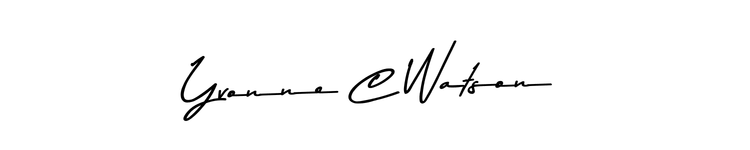 How to Draw Yvonne C Watson signature style? Asem Kandis PERSONAL USE is a latest design signature styles for name Yvonne C Watson. Yvonne C Watson signature style 9 images and pictures png