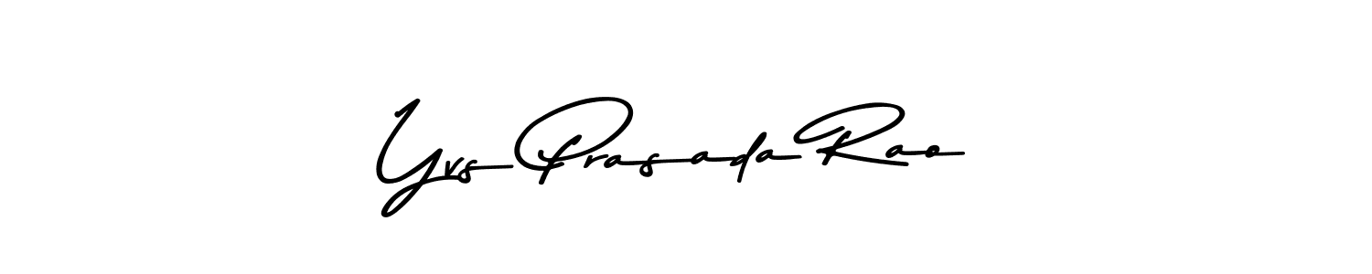 Make a beautiful signature design for name Yvs Prasada Rao. Use this online signature maker to create a handwritten signature for free. Yvs Prasada Rao signature style 9 images and pictures png