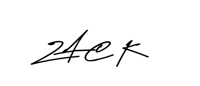 Design your own signature with our free online signature maker. With this signature software, you can create a handwritten (Asem Kandis PERSONAL USE) signature for name Z A C K. Z A C K signature style 9 images and pictures png