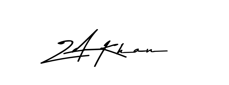 Make a beautiful signature design for name Z A Khan. Use this online signature maker to create a handwritten signature for free. Z A Khan signature style 9 images and pictures png