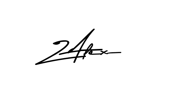 Create a beautiful signature design for name Z Alex. With this signature (Asem Kandis PERSONAL USE) fonts, you can make a handwritten signature for free. Z Alex signature style 9 images and pictures png